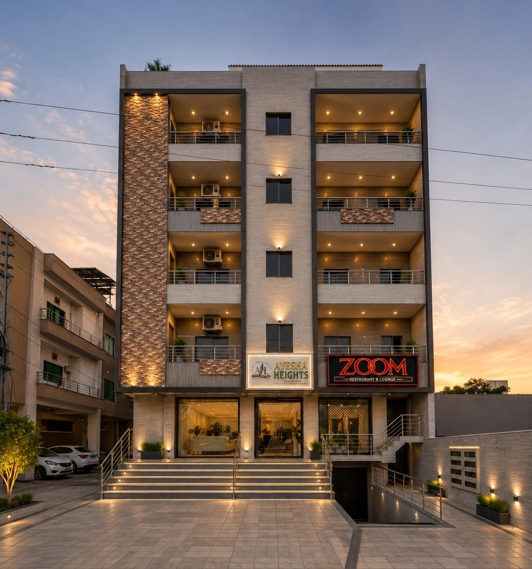 Ayesha Heights exterior
