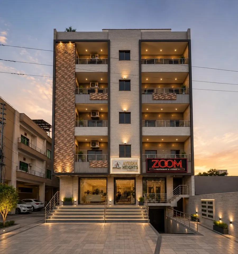 Ayesha Heights apartment building